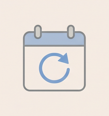 Dog routine change support icon